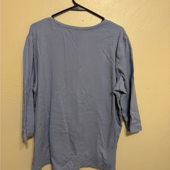 Orvis Women's Light Blue Blouse - Picture 8 of 8